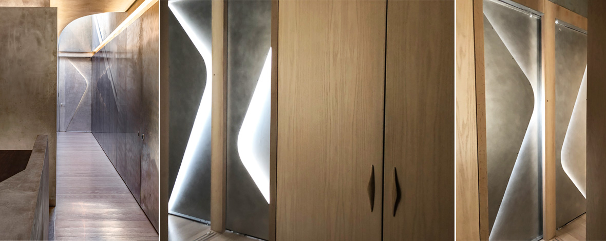 Custom Bedroom Steel Door Slide 4